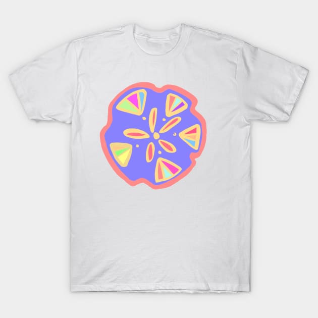 Colorful Sand Dollar T-Shirt by CarrieBrose